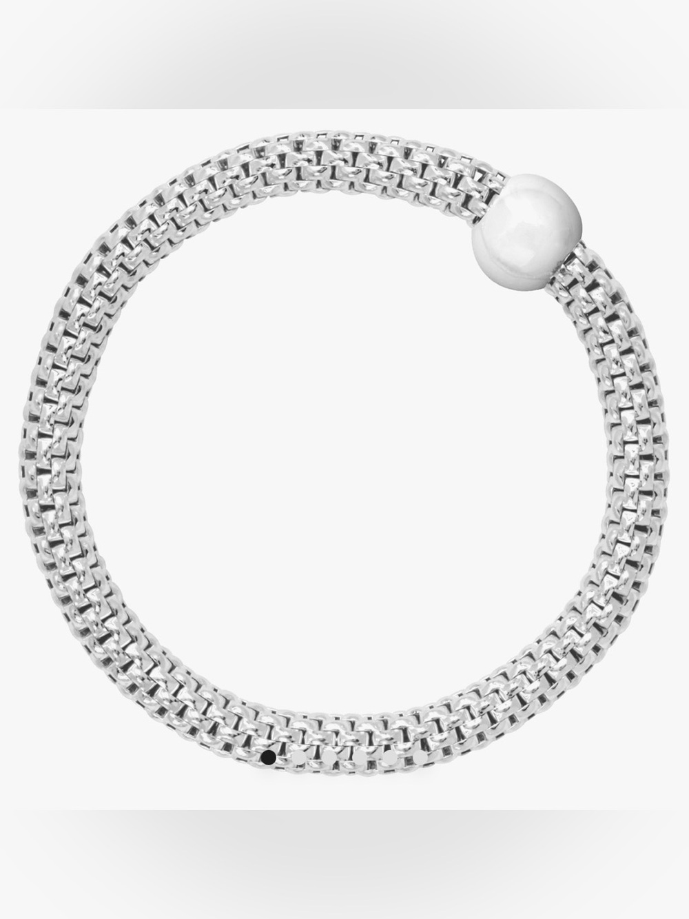 Silpada Chic Stretch Bracelet Sterling Silver - Roll on Style 925 Italy Designer
